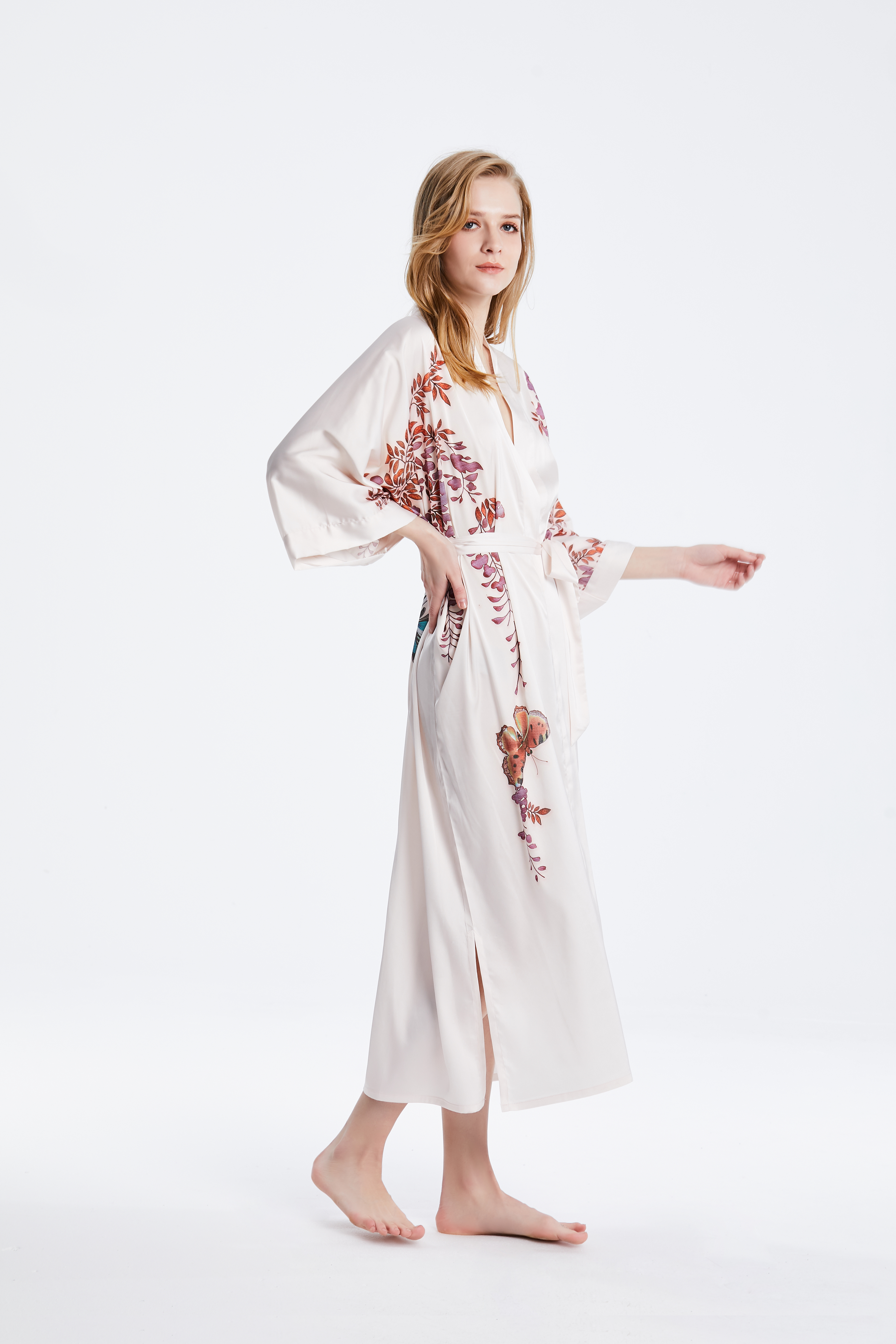 Seide Kimono Robe Großhandel