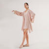 6A -Grad Maulbeer -Seide Personalisierte Dressingkleider für Frauen