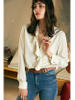 Großhandel 100% reines Luxus -Seiden -Langarm -Hemd für Frauen von Frauen aus 