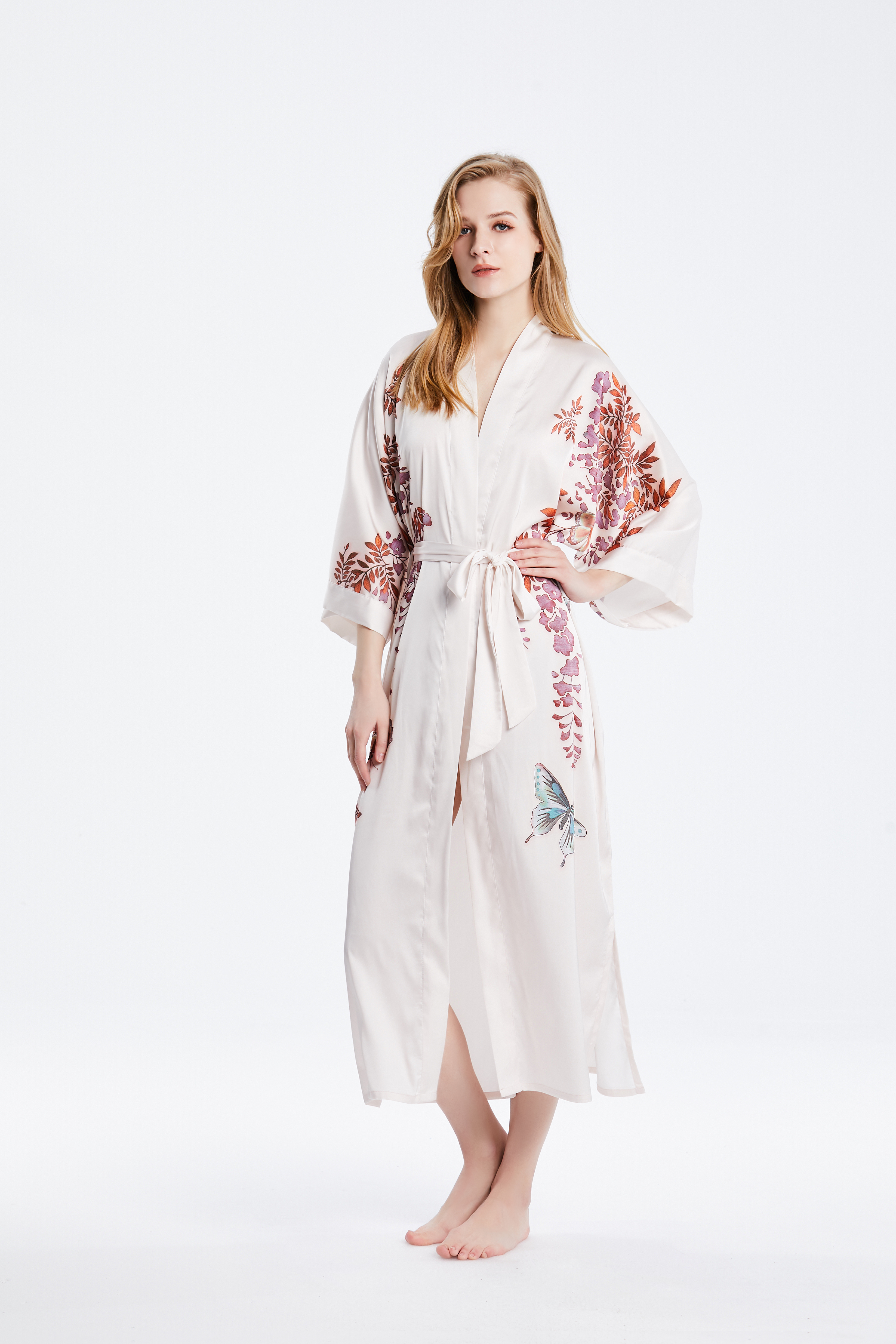 Seide Kimono Robe Großhandel